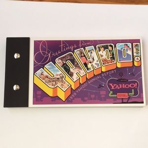 Rare YAHOO Postcard Book